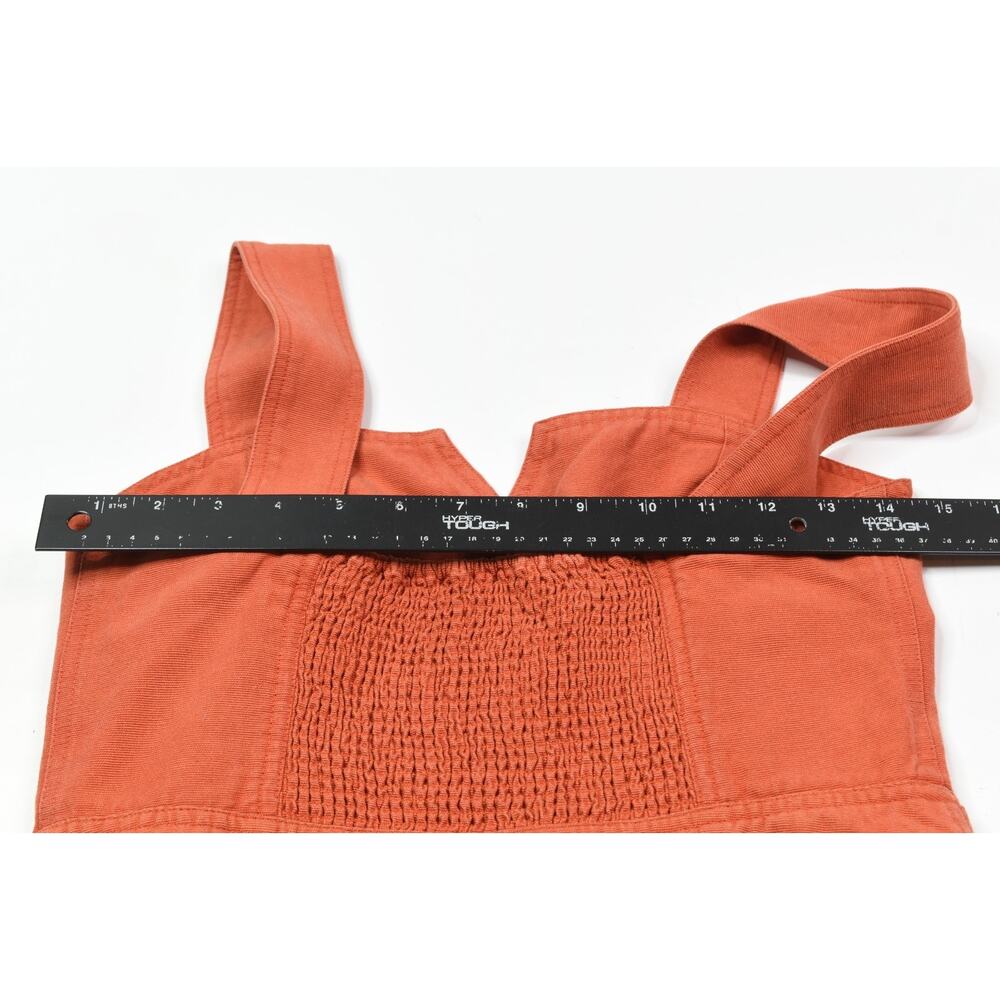 FARM Rio Orange Button-Front Jumpsuit - Picture 8 of 12